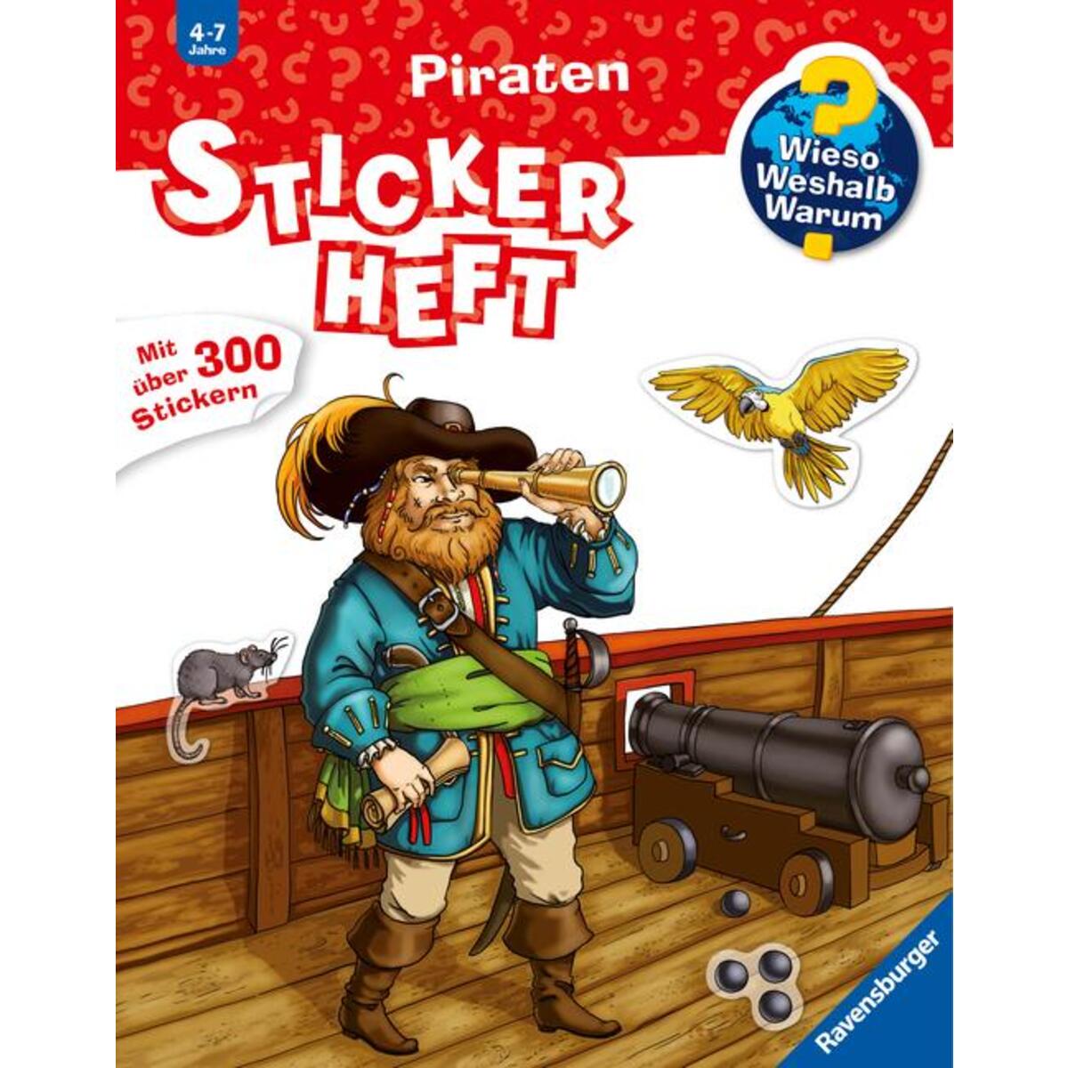 Wieso? Weshalb? Warum? Stickerheft: Piraten von Ravensburger Verlag