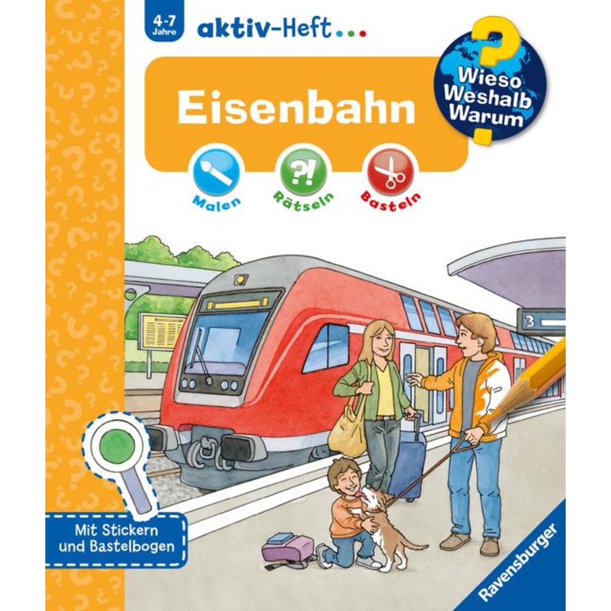 Wieso? Weshalb? Warum? aktiv-Heft: Eisenbahn von Ravensburger Verlag