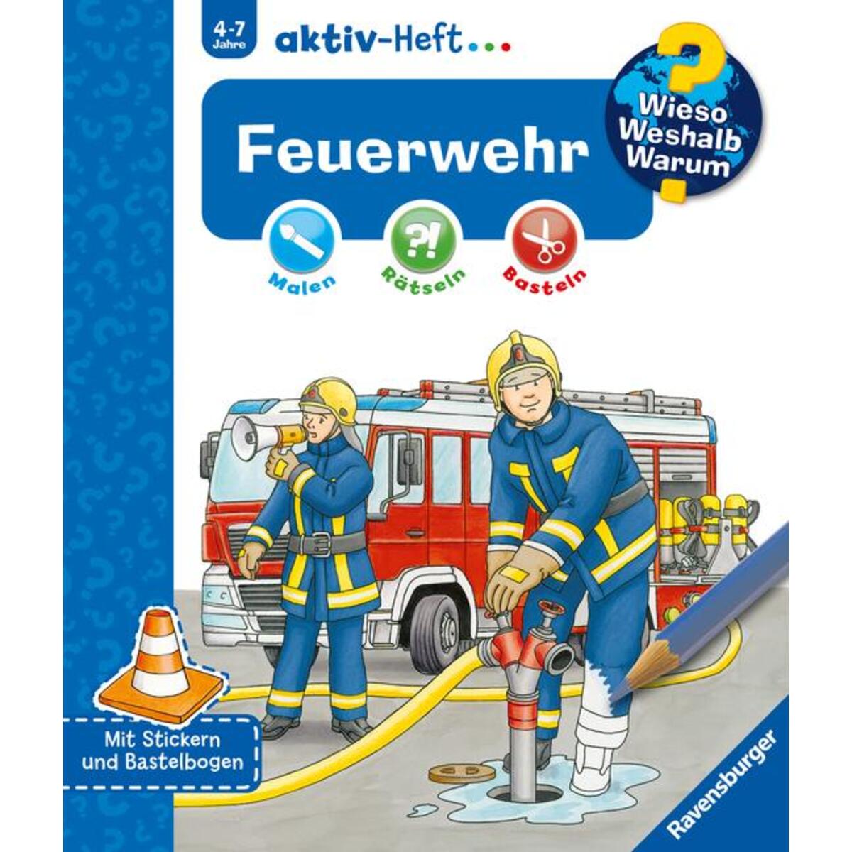 Wieso? Weshalb? Warum? aktiv-Heft: Feuerwehr von Ravensburger Verlag