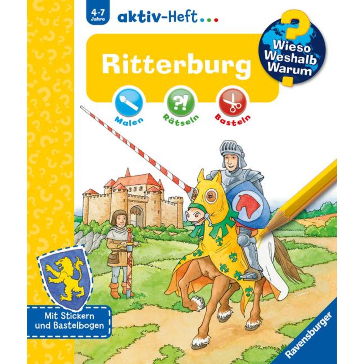 Wieso? Weshalb? Warum? aktiv-Heft: Ritterburg von Ravensburger Verlag