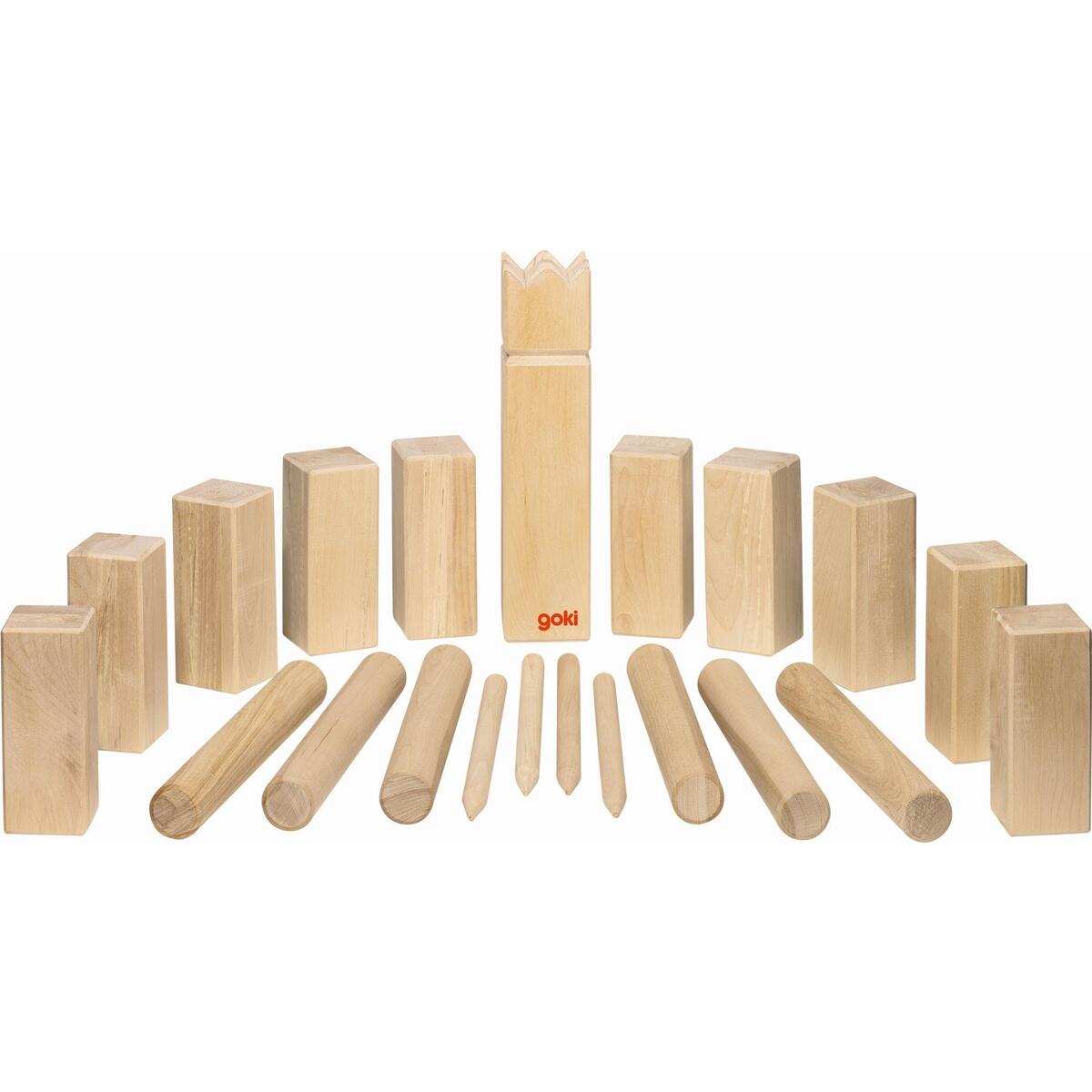 Wikingerspiel Kubb, im Baumwollbeutel von Gollnest & Kiesel GmbH &