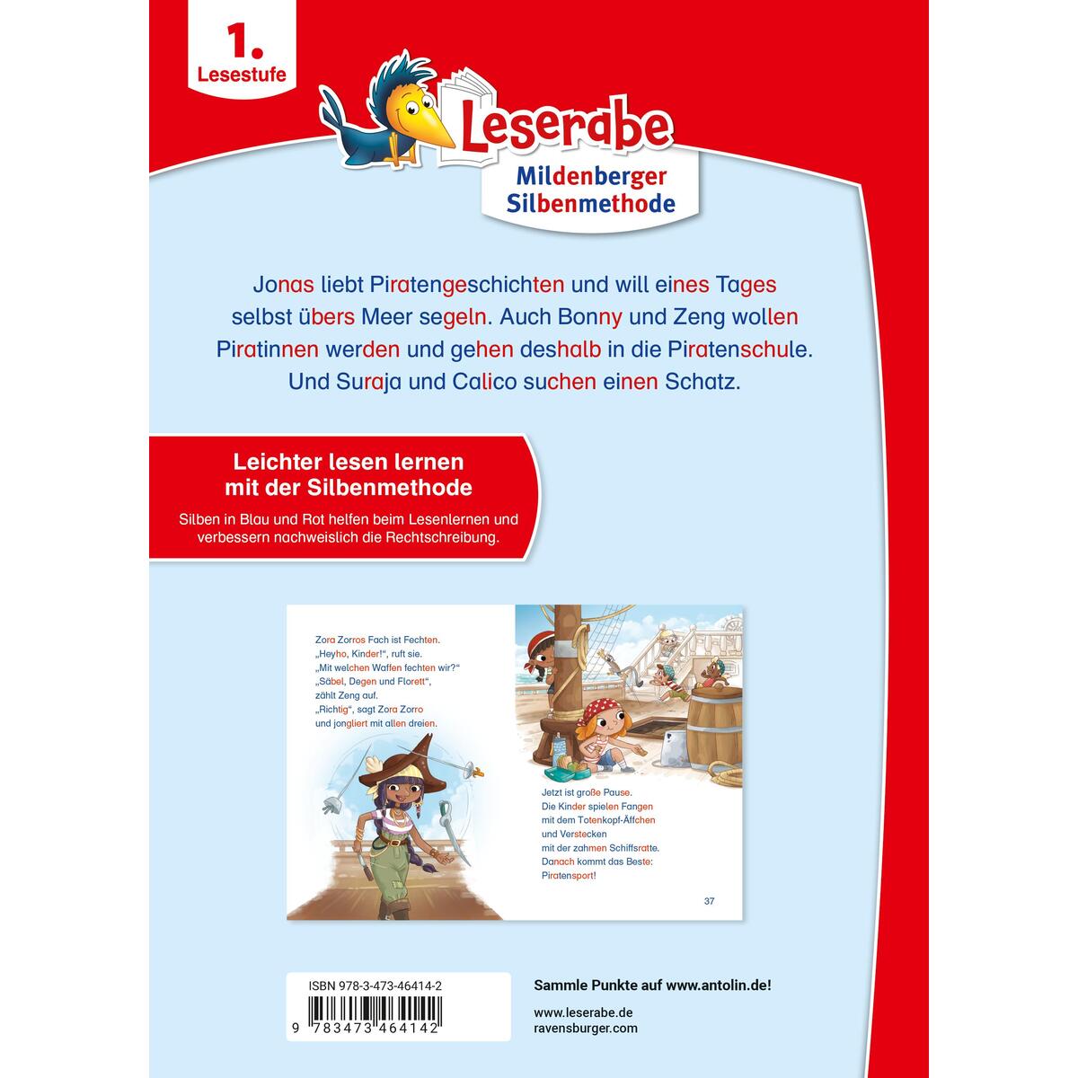Leserabe mit Mildenberger Silbenmethode - Wilde Piratenabenteuer Leserabe mit Mildenberger Silbenmethode - Wilde Piratenabenteuer von Ravensburger Verlag