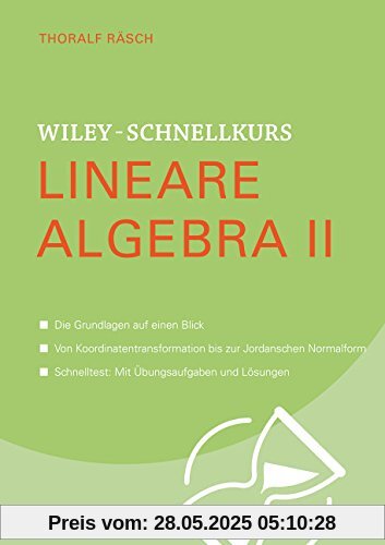 Wiley-Schnellkurs Lineare Algebra II