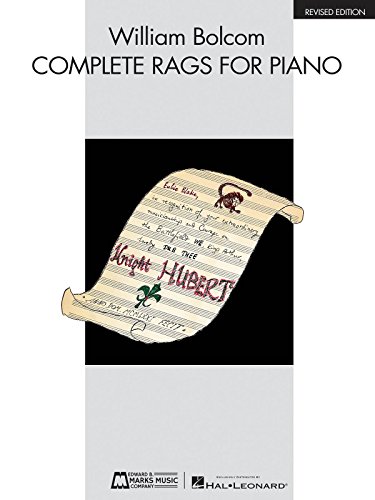 William Bolcom - Complete Rags for Piano: Revised Edition von Music Sales