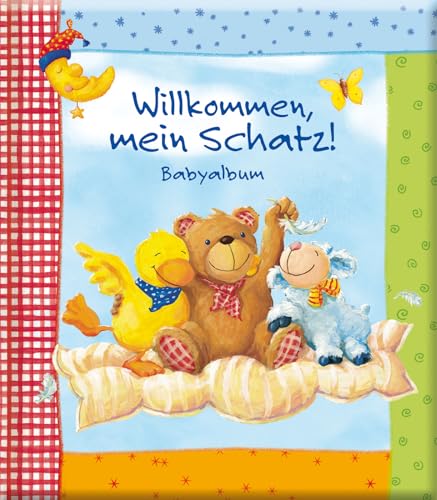 Willkommen, mein Schatz!: Babyalbum | Eintragbuch für die wichtigsten Ereignisse mit viel Platz für Fotos, Geschenk zur Geburt Willkommen, mein Schatz!: Babyalbum | Eintragbuch für die wichtigsten Ereignisse mit viel Platz für Fotos, Geschenk zur Geburt