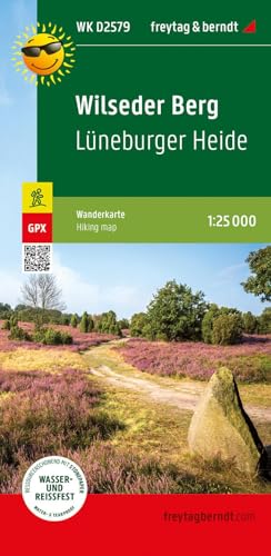 Wilseder Berg, Wanderkarte 1:25.000, freytag & berndt, WK D2579: Lüneburger Heide, wasserfest und reißfest (freytag & berndt Wander-Rad-Freizeitkarten)