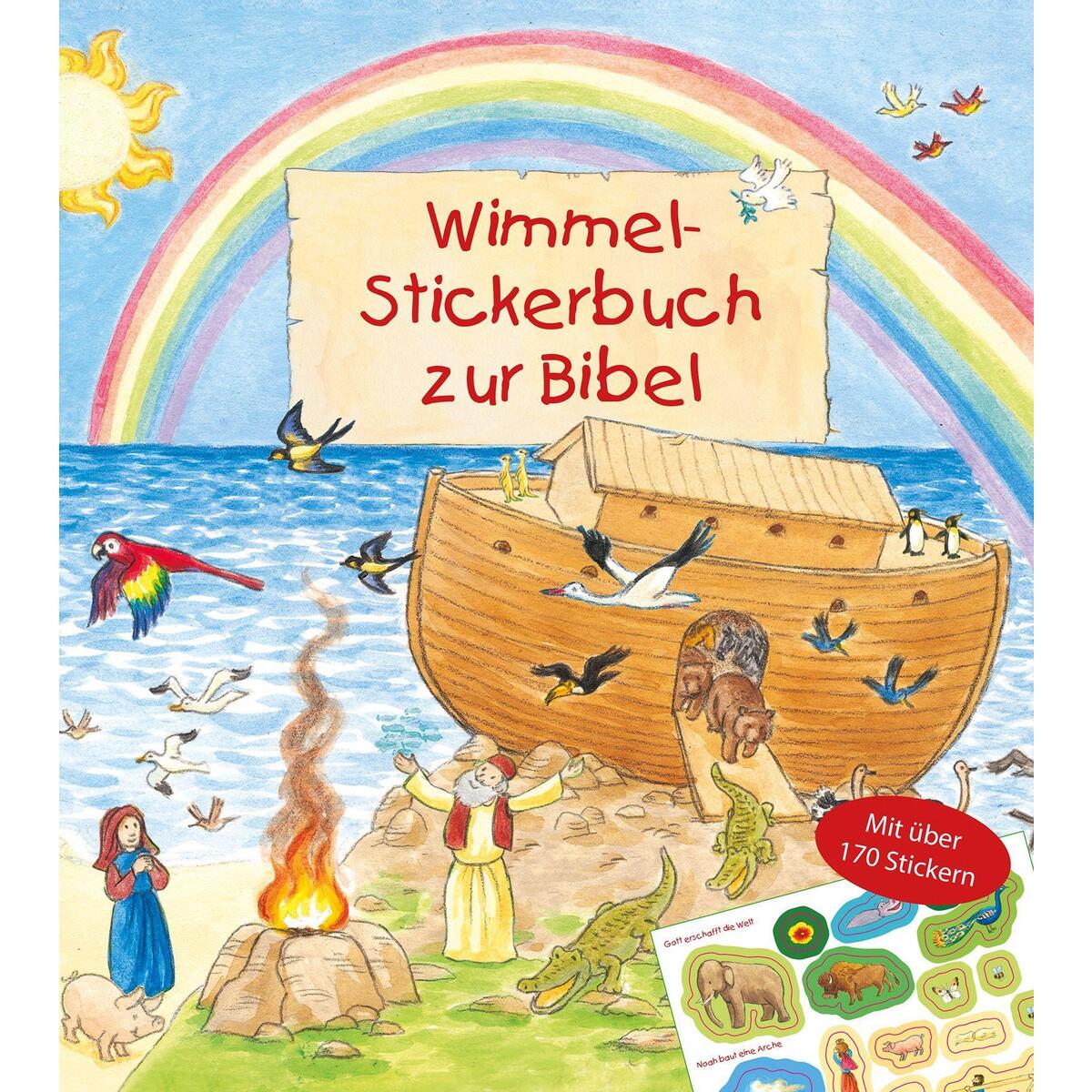 Wimmel-Stickerbuch zur Bibel (1 Stück) von Butzon und Bercker