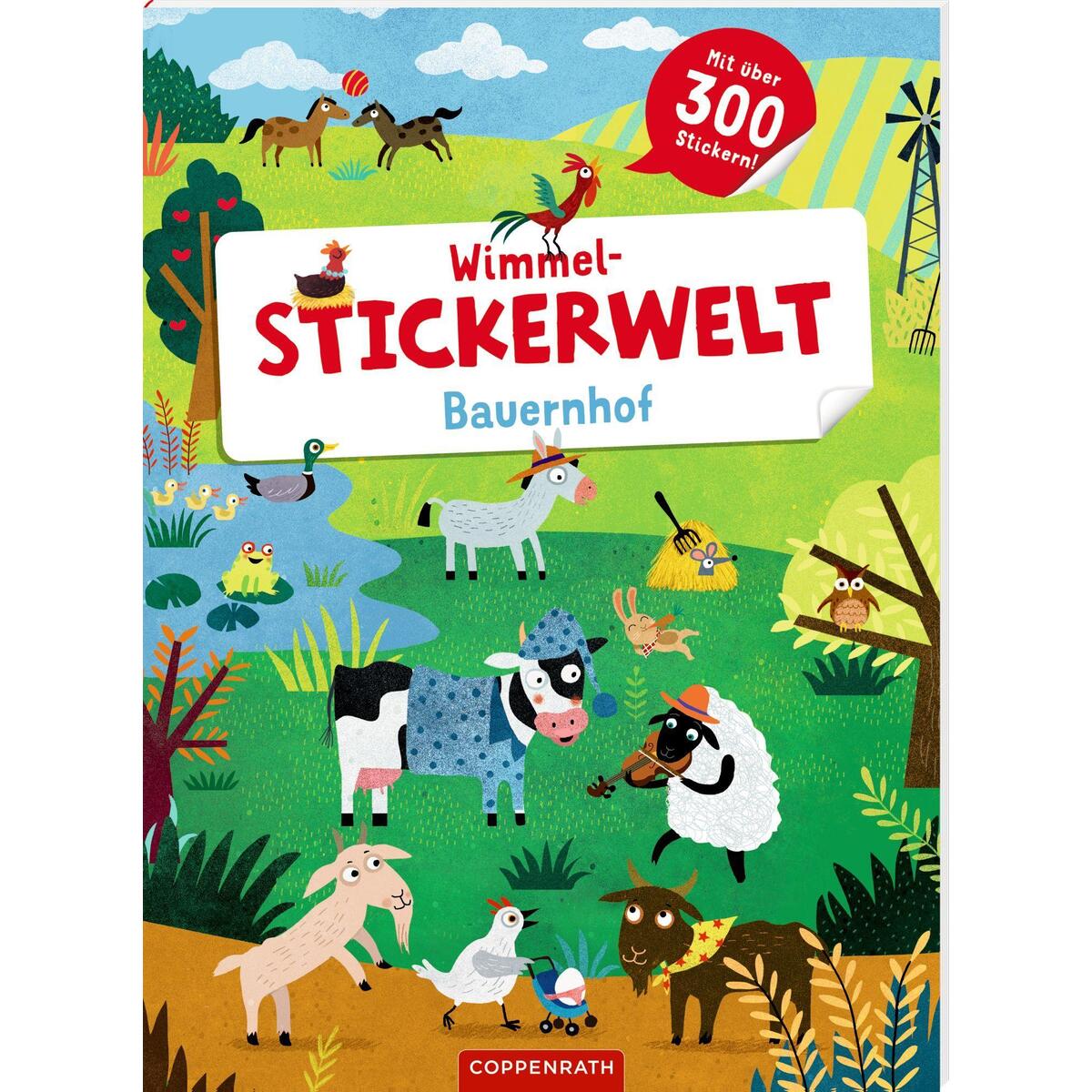 Wimmel-Stickerwelt - Bauernhof von Coppenrath
