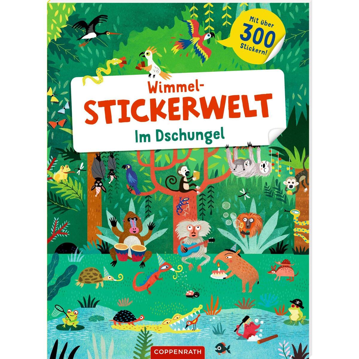 Wimmel-Stickerwelt - Im Dschungel von Coppenrath