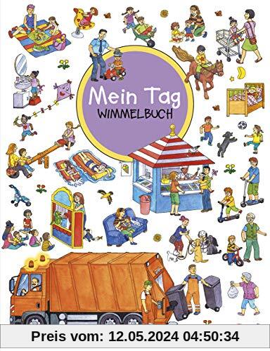 Wimmelbuch: Mein Tag - Kinderbücher ab 2 Jahre (Bilderbuch ab 2-4 Mädchen und Jungen)