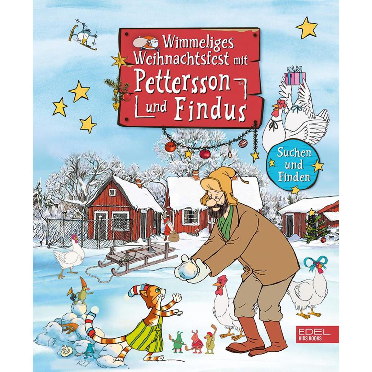 Wimmeliges Weihnachtsfest mit Pettersson und Findus von edel buch