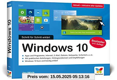 Windows 10: Schritt für Schritt erklärt. Das Handbuch im praktischen Querformat. Komplett in Farbe. Aktuell inkl. Frühjahrs-Update 2020. Windows 10: Schritt für Schritt erklärt. Das Handbuch im praktischen Querformat. Komplett in Farbe. Aktuell inkl. Frühjahrs-Update 2020.