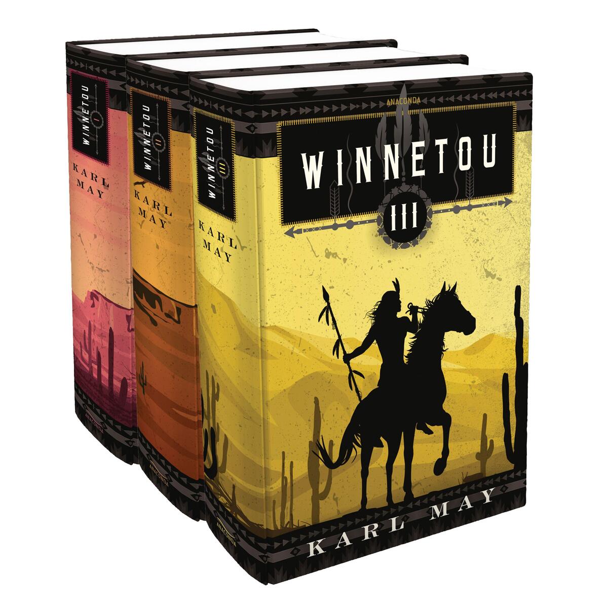 Winnetou I-III (3 Bände) von Anaconda Verlag