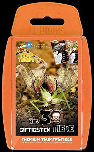 Winning Moves Top Trumps - Die 30 giftigsten Tiere Kartenspiel von AMIGO