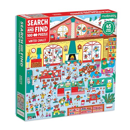Winter Chalet Search & Find Puzzle: 500 Pieces