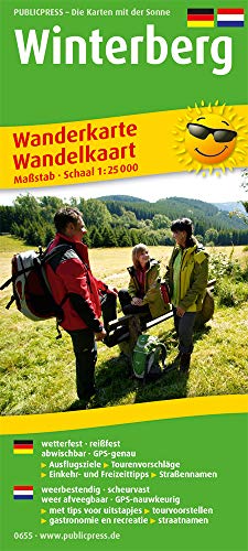 Winterberg: Wanderkarte / Wandelkaart mit Ausflugszielen, Einkehr- & Freizeittipps, wetterfest, reißfest, abwischbar, GPS-genau. 1:25000 Deutsch-Niederländisch (Wanderkarte: WK)