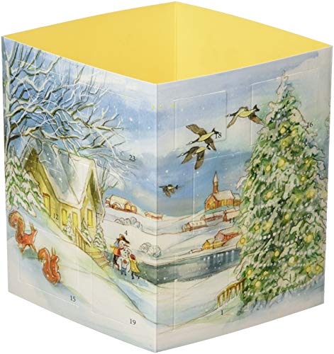 Winterzauber überall. Ein Windlicht-Adventskalender mit 24 Türchen (Adventskalender für Erwachsene: Windlicht mit 24 Türchen, Band 10) von Kaufmann Ernst Vlg GmbH