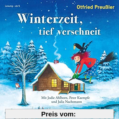Winterzeit, tief verschneit: Wintergeschichten von Hexe, Hörbe, Wassermann und vielen anderen Preußler-Figuren: 2 CDs