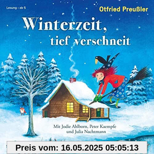 Winterzeit, tief verschneit: Wintergeschichten von Hexe, Hörbe, Wassermann und vielen anderen Preußler-Figuren: 2 CDs