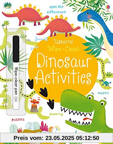 Wipe-Clean Dinosaur Activities (Wipe-clean Books)