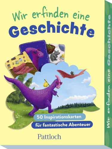 Wir erfinden eine Geschichte: 50 Inspirationskarten für Fantastische Abenteuer | Kreatives Erzählspiel ab 10 Jahren Grundschulkinder von Pattloch Geschenkbuch