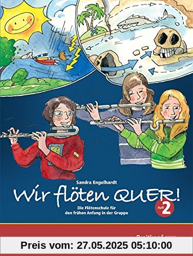 Wir flöten quer. Die Flötenschule für den frühen Anfang in der Gruppe. Schülerband 2 (EB 8829)