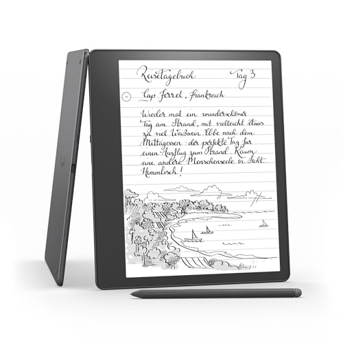 Kindle Scribe (2022) - 16 GB – der erste Kindle, der auch ein digitales Notizbuch ist – mit Paperwhite-Bildschirm (10,2 Zoll, 300 ppi) und Standard-Eingabestift Kindle Scribe (2022) - 16 GB – der erste Kindle, der auch ein digitales Notizbuch ist – mit Paperwhite-Bildschirm (10,2 Zoll, 300 ppi) und Standard-Eingabestift von Amazon