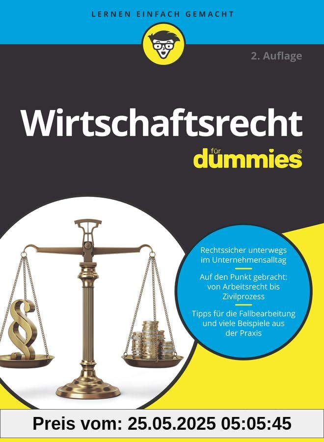 Wirtschaftsrecht für Dummies