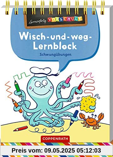 Wisch-und-weg-Lernblock: Schwungübungen (Lernerfolg Vorschule)
