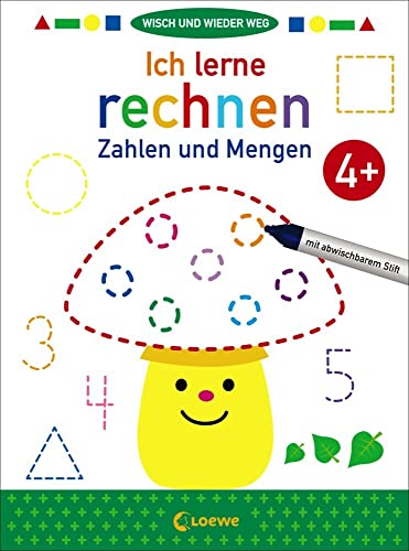 Wisch und wieder weg - Ich lerne rechnen 4+: Zahlen und Mengen - Übungen zum Erlernen von Mathematikgrundlagen für Kinder ab 4 Jahre Wisch und wieder weg - Ich lerne rechnen 4+: Zahlen und Mengen - Übungen zum Erlernen von Mathematikgrundlagen für Kinder ab 4 Jahre
