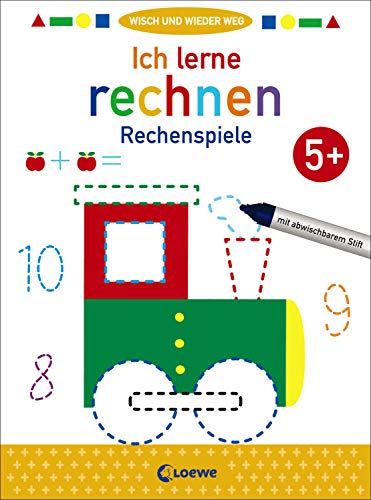 Wisch und wieder weg - Ich lerne rechnen 5+: Rechenspiele - Übungen zum Rechnentraining für Kinder ab 5 Jahre Wisch und wieder weg - Ich lerne rechnen 5+: Rechenspiele - Übungen zum Rechnentraining für Kinder ab 5 Jahre