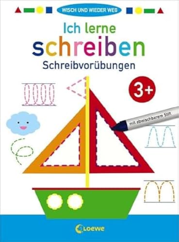 Wisch und wieder weg - Ich lerne schreiben 3+: Schreibvorübungen und Schwungübungen zur Förderung der Feinmotorik ab 3 Jahre. Mit abwischbarem Stift Wisch und wieder weg - Ich lerne schreiben 3+: Schreibvorübungen und Schwungübungen zur Förderung der Feinmotorik ab 3 Jahre. Mit abwischbarem Stift