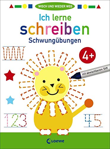 Wisch und wieder weg - Ich lerne schreiben 4+: Schwungübungen