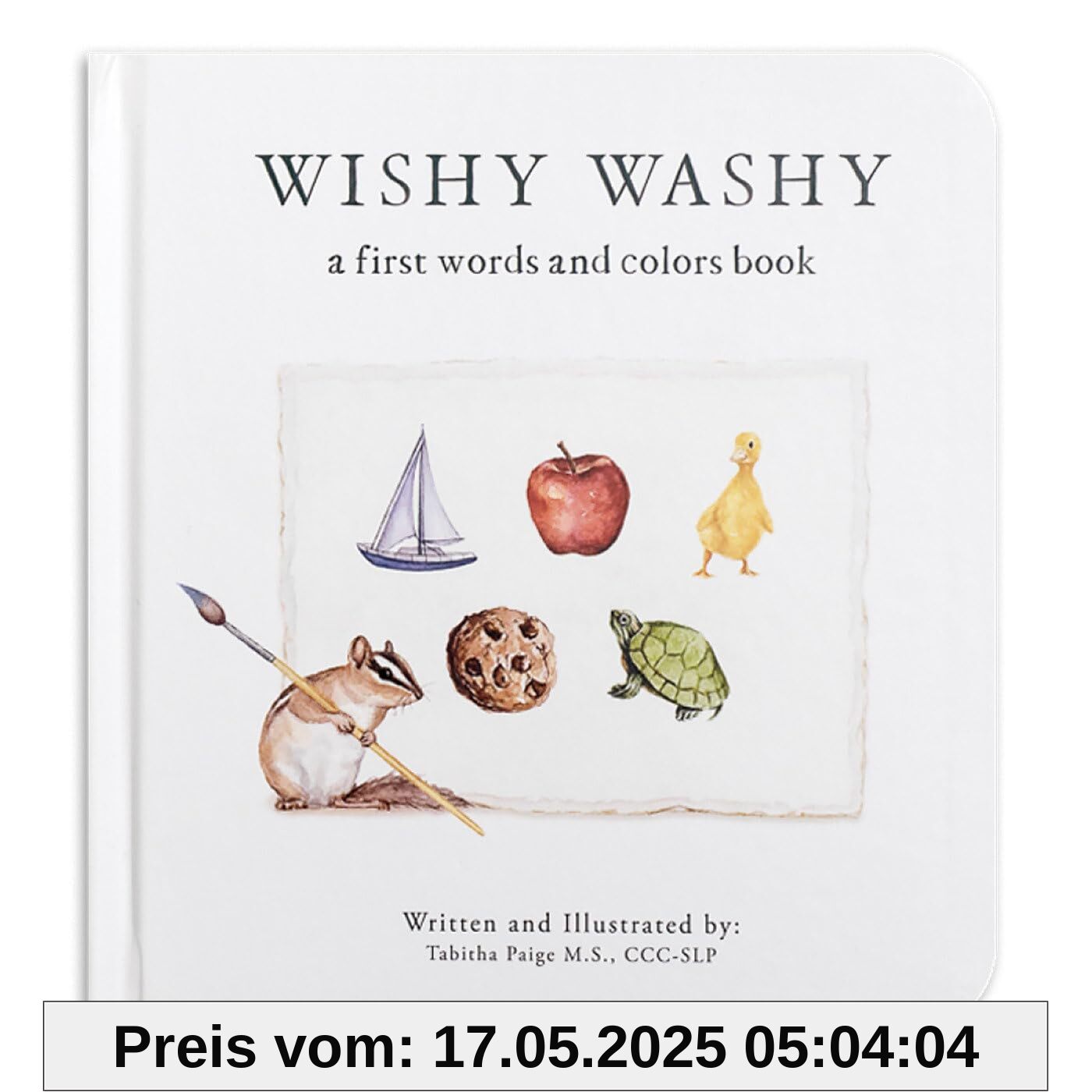 Wishy Washy: A Board Book of First Words and Colors for Growing Minds (Our Little Adventures Series, Band 3)