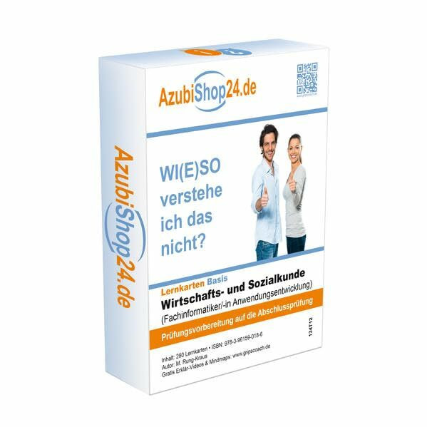 Wiso Prüfungsvorbereitung Lernkarten Wiso Wirtschafts- und Sozialkunde Fachinformatiker / Fach... Wiso Prüfungsvorbereitung Lernkarten Wiso Wirtschafts- und Sozialkunde Fachinformatiker / Fach...