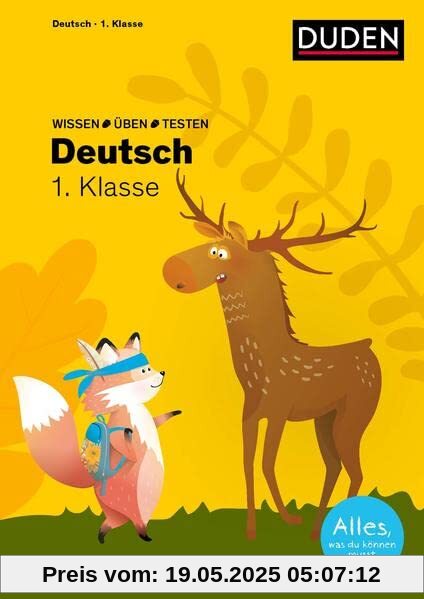 Wissen – Üben – Testen: Deutsch 1. Klasse