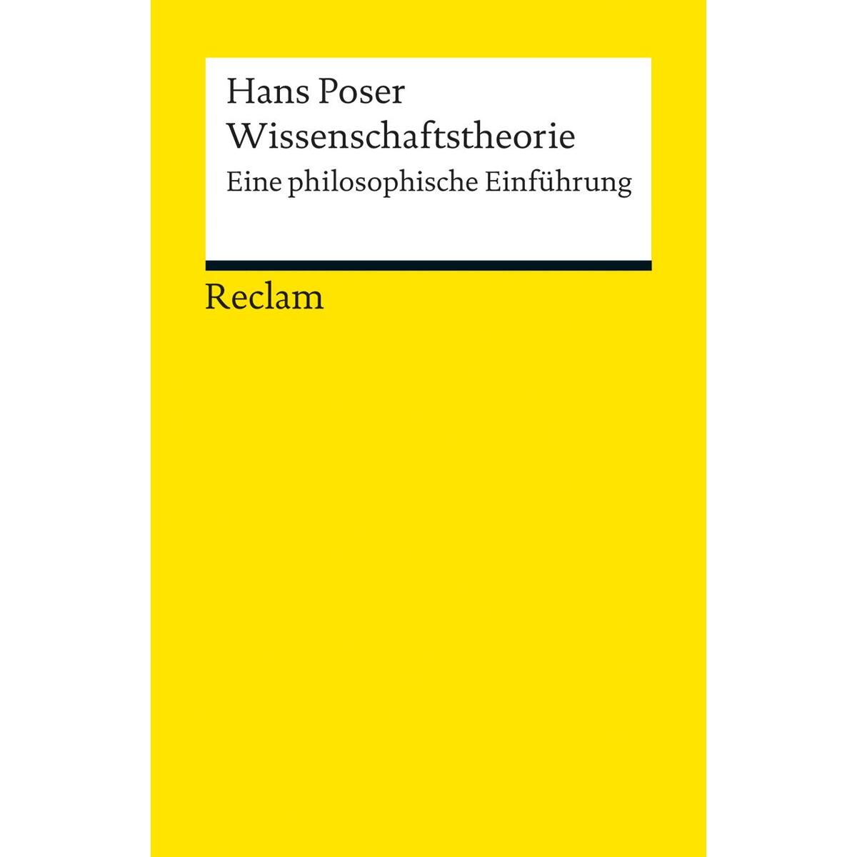 Wissenschaftstheorie Wissenschaftstheorie von Reclam Philipp Jun.