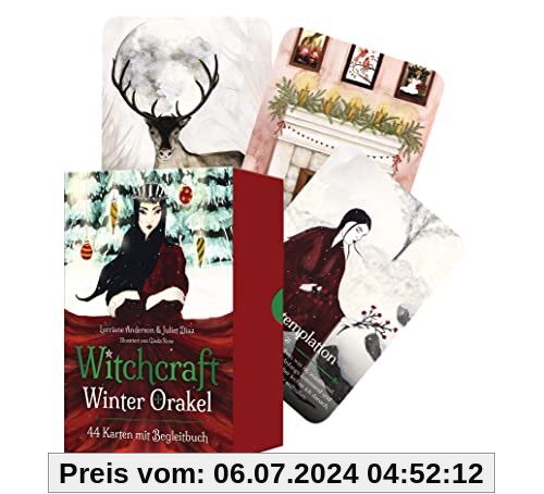 Witchcraft Winter Orakel: 44 Karten mit Begleitbuch - Das ideale Weihnachtsgeschenk für moderne Hexen - Deutsche Ausgabe von Seasons of the Witch Yule Oracle