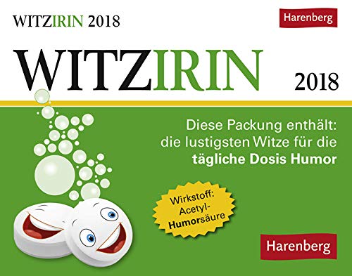 Witzirin Tagesabreißkalender 2023. Lachen ist die beste Medizin: Tägliche Witze in einem originellen kleinen Kalender in einer Tablettenschachtel. ... lustigsten Witze für die tägliche Dosis Humor Witzirin Tagesabreißkalender 2023. Lachen ist die beste Medizin: Tägliche Witze in einem originellen kleinen Kalender in einer Tablettenschachtel. ... lustigsten Witze für die tägliche Dosis Humor von Harenberg