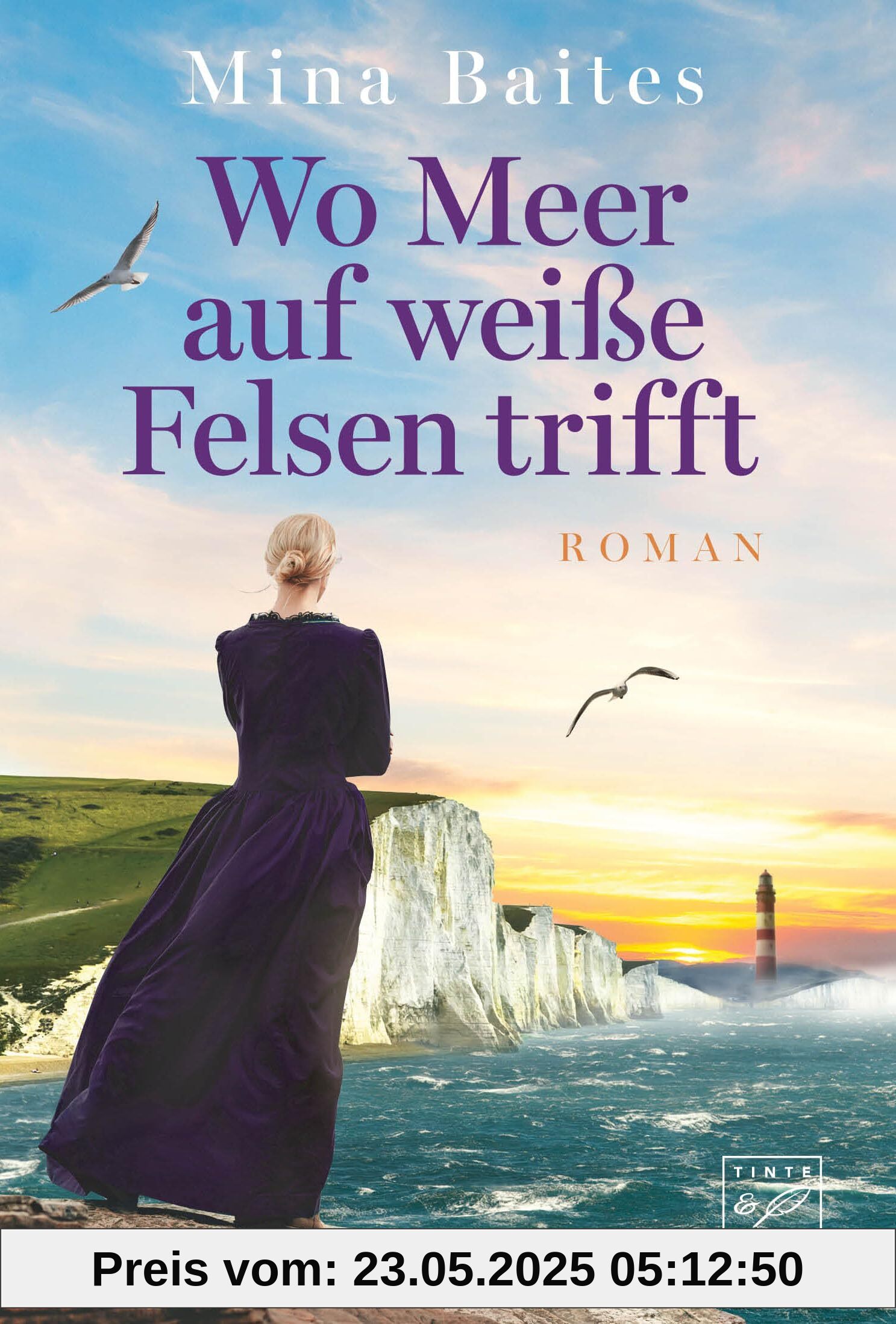 Wo Meer auf weiße Felsen trifft