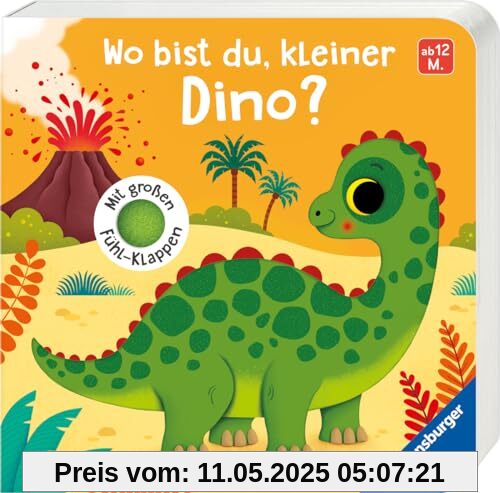 Wo bist du, kleiner Dino?: Mit großen Fühl-Klappen Wo bist du, kleiner Dino?: Mit großen Fühl-Klappen