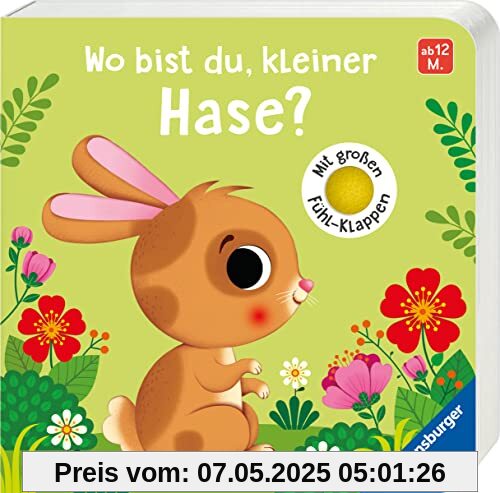 Wo bist du, kleiner Hase?: Mit großen Fühl-Klappen