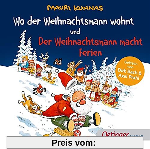 Wo der Weihnachtsmann wohnt und Der Weihnachtsmann macht Ferien: CD Standard Audio Format, Lesung