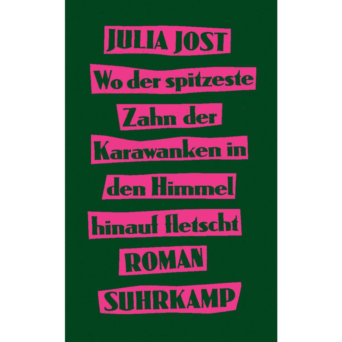 Wo der spitzeste Zahn der Karawanken in den Himmel hinauf fletscht Wo der spitzeste Zahn der Karawanken in den Himmel hinauf fletscht von Suhrkamp Verlag