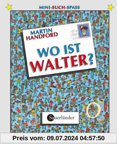Wo ist Walter?: Minibilderbuch mit magischer Lupe