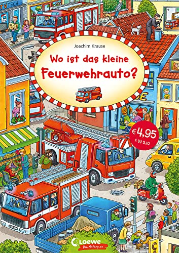 Wo ist das kleine Feuerwehrauto?: Papp-Wimmelbuch für Kinder ab 2 Jahre (Wimmelbilderbücher)