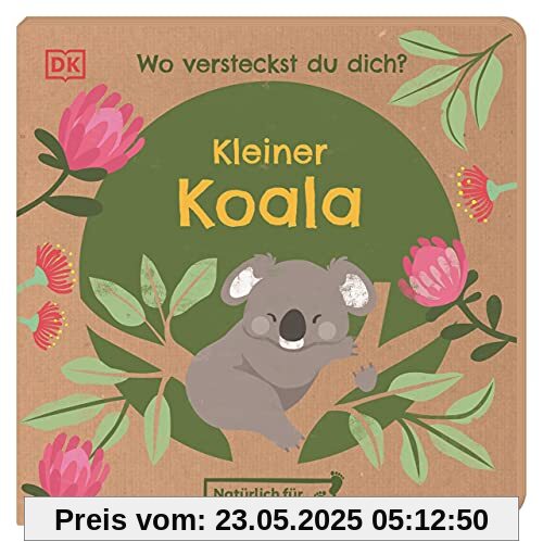 Wo versteckst du dich? Kleiner Koala: Natürlich für die Kleinsten. Nachhaltig hergestelltes Öko-Pappbilderbuch für Kinder ab 1 Jahr Wo versteckst du dich? Kleiner Koala: Natürlich für die Kleinsten. Nachhaltig hergestelltes Öko-Pappbilderbuch für Kinder ab 1 Jahr