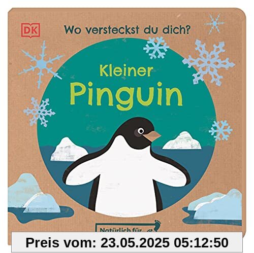 Wo versteckst du dich? Kleiner Pinguin: Natürlich für die Kleinsten. Nachhaltig hergestelltes Öko-Pappbilderbuch für Kinder ab 1 Jahr Wo versteckst du dich? Kleiner Pinguin: Natürlich für die Kleinsten. Nachhaltig hergestelltes Öko-Pappbilderbuch für Kinder ab 1 Jahr