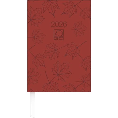 Wochenbuch rot 2026 - Bürokalender 14,6x21 cm - 1 Woche auf 2 Seiten - 128 Seiten - Notizbuch - Blauer Engel - 766-0711 Wochenbuch rot 2026 - Bürokalender 14,6x21 cm - 1 Woche auf 2 Seiten - 128 Seiten - Notizbuch - Blauer Engel - 766-0711