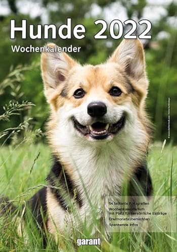 Wochenkalender Hunde 2022 von Garant, Renningen